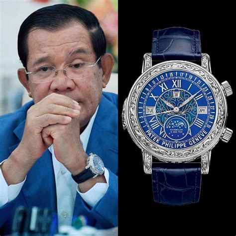 hun sen patek philippe|Cambodian Prime Minister Hun Sen Watch Collection.